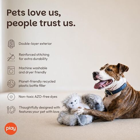 P.L.A.Y. (Pet Lifestyle and You Willow's Mythical Plush Toy Collection Dog Toy - Bettie The Yeti in Saudi Arabia