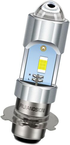 Ruiandsion H6M P15D LED Bulb Yellow 10-80V Non Polarity Hi/Lo Beam Super Bright 3570 Chips Projector for Motorbike Bulb Pack of 1 in Saudi Arabia