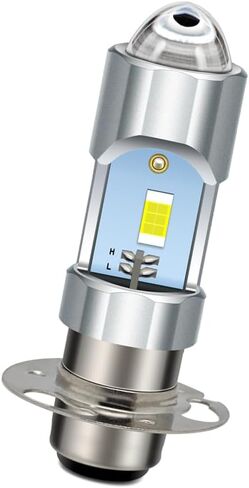 Ruiandsion H6M P15D LED Bulb Yellow 10-80V Non Polarity Hi/Lo Beam Super Bright 3570 Chips Projector for Motorbike Bulb Pack of 1 in Saudi Arabia