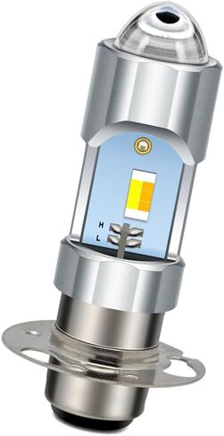 Ruiandsion H6M P15D LED Bulb Yellow 10-80V Non Polarity Hi/Lo Beam Super Bright 3570 Chips Projector for Motorbike Bulb Pack of 1 in Saudi Arabia
