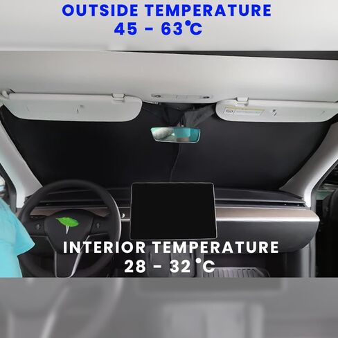 مجموعة Unifizz Tesla Model X Sunshade مكونة من 6 قطع، مناسبة خصيصًا للطراز X لعام 2016، تتضمن السقف الأمامي، وأبواب Falcon Wing، والجانب الخلفي، ومظلات شمسية للباب الخلفي مع حقيبة تخزين in Kuwait