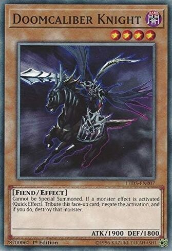 Yu-Gi-Oh! - Doomcaliber Knight - LED5-EN007 - Common - 1st Edition - Legendary Duelists: Immortal Destiny in Kuwait