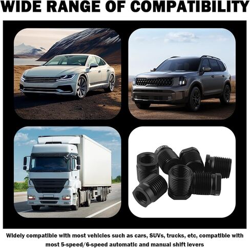 7 قطع محول مقبض ناقل الحركة، محول مقبض ناقل الحركة يتضمن M6، M8/M10/M12*1.25، M10/M12/M14*1.5، محولات مقابض النقل العالمية ملحقات السيارة للنقل اليدوي in Kuwait