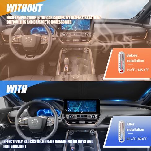 Windshield Sunshade Cover Compatible with 2006-2026 Isuzu NPR, Custom Fit Folding Sun Shade Protection Blocker in Saudi Arabia