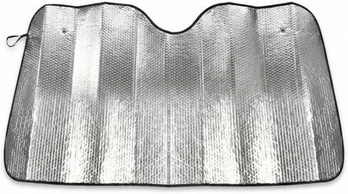 Windshield Sunshade Car Foldable UV Ray Reflector Auto Front Windshield Sun Shade Foldable,Keeps Vehicle Cool ((55" x 23.6 ") in Kuwait