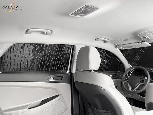 Galaxy Auto Shield Custom Fit Reflective Windshield Sun Shade for 2027 Kia Telluride SUV, Insulated Window Sunshade Privacy Accessories Blockout UV Reflector Protection - Made in USA in Kuwait