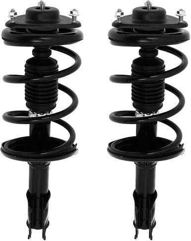 ASAPE 2 PCS Front Complete Strut Assembly for Mitsubishi for Lancer DE Sedan 4-Door 2002-2007 Suspension Shock Absorber with Coil Spring, Replace# 172142 in Kuwait
