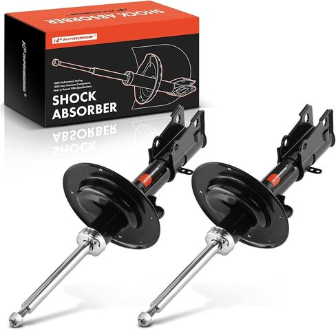 A-Premium Front Pair (2) Strut Assembly Compatible with Dodge Grand Caravan 2001-2007, Caravan 2001-2007 & Chrysler Town & Country 2001-2007, Voyager 2001-2003 in Kuwait