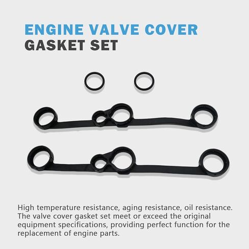 Engine Valve Cover Gasket Set Compatible with Infiniti Ex37 Fx37 G37 M37 Q40 Q50 Q60 Q70 Q70L Qx50 Qx70 Replacement for Nissan 370Z 2014 2015 2016 2017 2018 2019 2020 V6 3.7L Replace VS50900R in Saudi Arabia