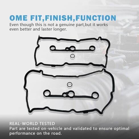 Engine Valve Cover Gasket Set Compatible with Infiniti Ex37 Fx37 G37 M37 Q40 Q50 Q60 Q70 Q70L Qx50 Qx70 Replacement for Nissan 370Z 2014 2015 2016 2017 2018 2019 2020 V6 3.7L Replace VS50900R in Saudi Arabia