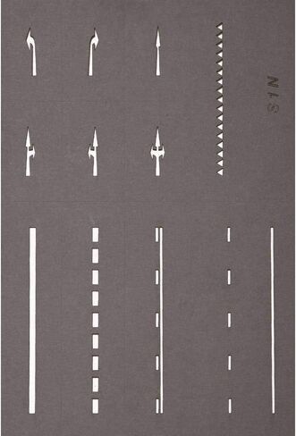 Noch 34240 Street Marking Templates N Scale Model Kit in Kuwait