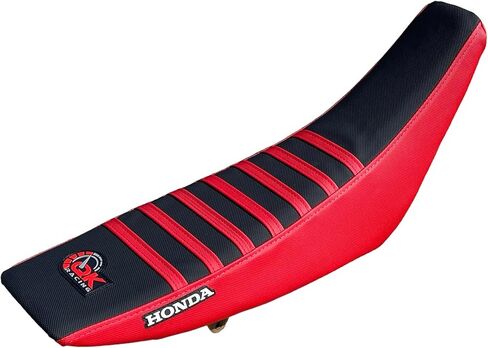 Premium Multi Grip Seat Cover - Compatible Fit for CRF 230 crf230 CRF 150 150F 2004-2014 (Black/Red Ribs) in Kuwait