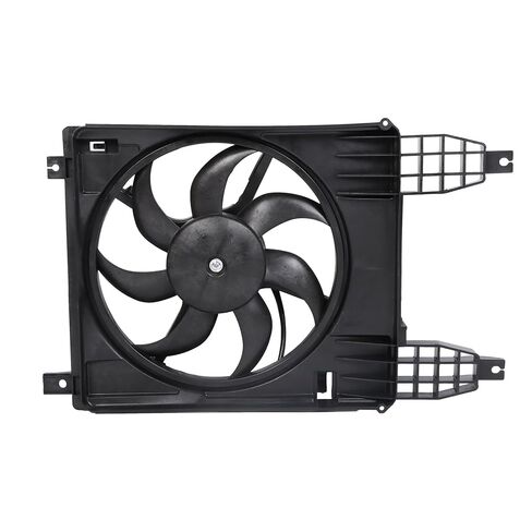 Radiator Cooling Fan with Shroud Assembly Replacement for Chevrolet Aveo Aveo5 2009-2011 Replacement for Pontiac 2009 621420 in Kuwait