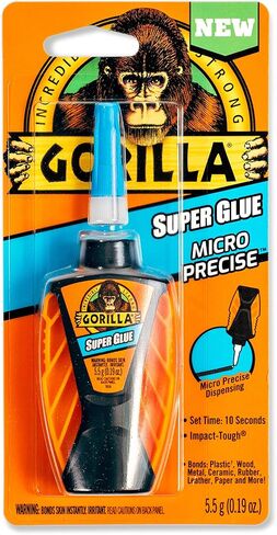 Gorilla Micro Precise Super Glue, 5.5 Gram, Clear, (Pack of 1) in Kuwait