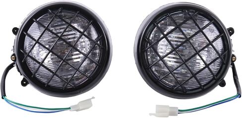 2 قطعة LED المصابيح الأمامية اليسرى واليمنى مصابيح الشوايات 4KB-84169-00-00 2GU-84330-70-00 متوافقة مع Yamaha Banshee YFZ350 1987-2006 Warrior YFM350 1993-2004 Wolverine YFM350 1995-2005 in Kuwait