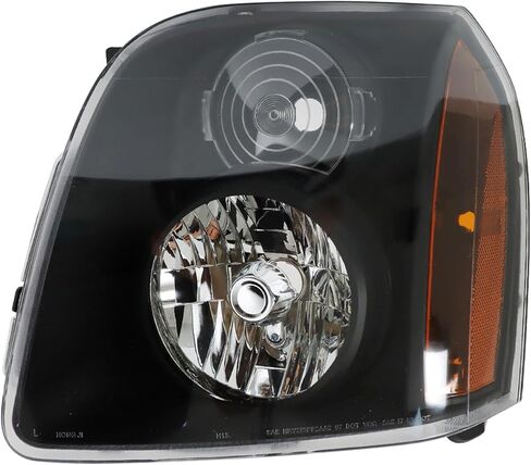 زوج واحد من المصابيح الأمامية البديلة لـ Denali XL 1500 XL 2500 2007-2014 مجموعة المصابيح الأمامية للسائق والراكب الأسود RH وLH 15861025 15861026 in Kuwait