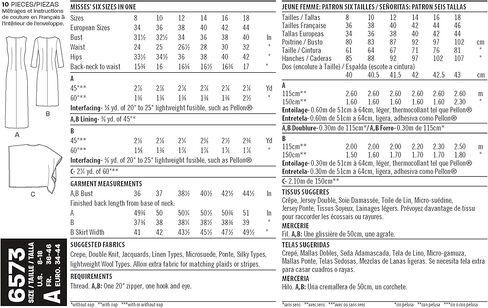 NEW LOOK Sewing Pattern 6573 - Misses' Dress and Wrap, A (8-10-12-14-16-18) in Kuwait