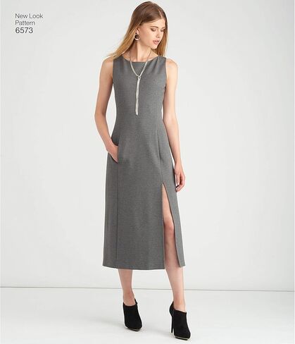 NEW LOOK Sewing Pattern 6573 - Misses' Dress and Wrap, A (8-10-12-14-16-18) in Kuwait