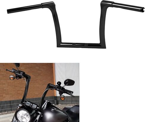 TCMT 10'' Rise 1.25'' Handle Bars Handlebar Fit For Harley Road King 2014-2023 Softail Breakout FXBR Fat Boy FLFB FLFBS Sport Glide FLSB 2018-2023 in Kuwait