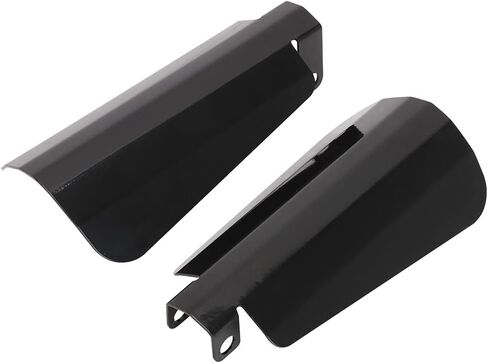 Motorcycle Handguards Coffin Cut Hand Guards Large - for Sportster Dyna Touring Street Glide Road King Electra Glide 2007-2023|Full Protection|Durable Material|Easy Installation|Gloss Black in Kuwait