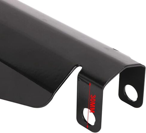 Motorcycle Handguards Coffin Cut Hand Guards Large - for Sportster Dyna Touring Street Glide Road King Electra Glide 2007-2023|Full Protection|Durable Material|Easy Installation|Gloss Black in Kuwait