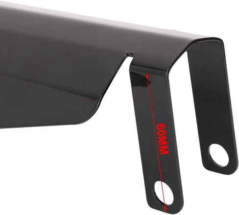Motorcycle Handguards Coffin Cut Hand Guards Large - for Sportster Dyna Touring Street Glide Road King Electra Glide 2007-2023|Full Protection|Durable Material|Easy Installation|Gloss Black in Kuwait