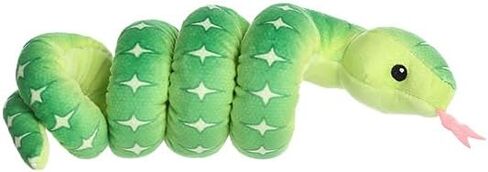 حيوان محشو من Aurora® Playful Snake المعصم Wranglers™ Emerald Tree Boa - ألوان نابضة بالحياة لتصميم يلفت الأنظار - مثالي للأطفال والكبار وأي عشاق للزواحف in Kuwait