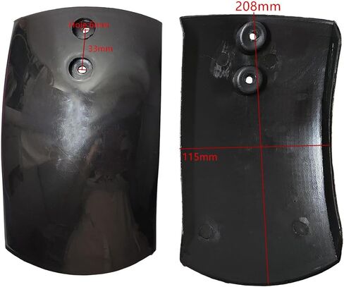 Motorcycle Mudguard Cover Black Plastic Front Fender Rear Mudguards For 43cc 47cc 49cc Minimoto Motocross 4 Wheeler ATV Go Cart Go-Kart Quad Dirt Pit Bike (4) in Saudi Arabia