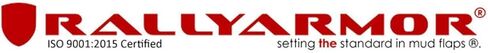 Rally Armor Black UR Mud Flap with Red Logo fits 2015-2021 VW MKVII Golf, GTI, Alltrack, Sportswagen & TSI in Saudi Arabia