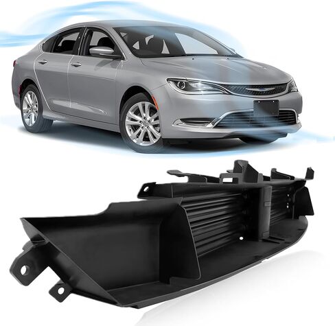 CarPartsDepot مصراع الشبكة الأمامية العلوية النشطة مع محرك متوافق مع 2015-2017 كرايسلر 200 CH1206102 68302662AA in Kuwait