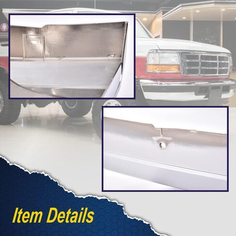 شبكة شواية كروم من CHEDA، متوافقة مع 1992-1996 Ford F150 1992-1997 Ford F250، بلاستيك، فضي in Kuwait