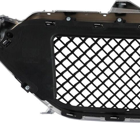 KARPAL Front Upper Grille Compatible with 2013-2018 Ford Taurus SHO Grille Glossy Black w/Chrome Trim in Kuwait