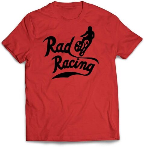 Rad Racing T-Shirt – Retro 80s BMX Graphic Tee | Soft & Stylish Cycling Shirt for Men, Women & Teens in Saudi Arabia