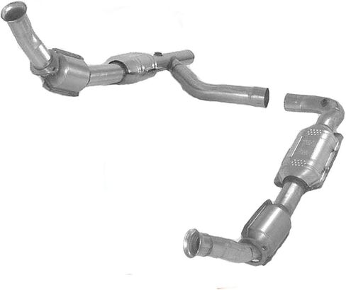 قطعة غيار لـ 00-03 Ford E150 E250 4.2L V6 L & R المحول الحفاز Y Pipe 16165 16164 in Kuwait