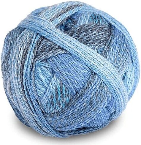خيوط الحياكة المجنونة من Schoppel Wolle Zauberball 2438 نيلي in Kuwait