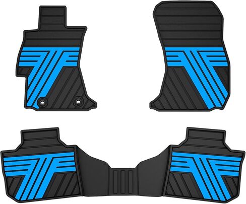 TTX LIGHTING Floor Mats Compatible with Subaru Crosstrek 2016-2017/Impreza 2012-2016/WRX 2015-2021, Custom Fit All Weather 1st & 2nd Row Floor Liners, Black in Saudi Arabia