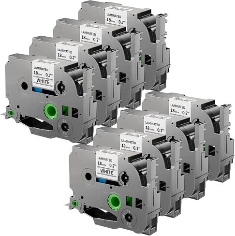 Label KINGDOM TZe-251 24mm 0.94" Laminated White TZ Tape Replacement for Brother Label Maker Tape 24mm Compatible with Brother PTouch PT-D610BT D600 P710BT P750W 950W, 5-Pack 1 Inch Tze251 in Saudi Arabia