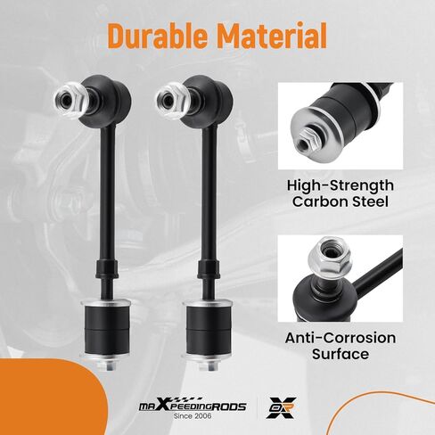 قطعتان من وصلات نهاية قضيب Sway الخلفية من maxpeedingrods لسيارة Toyota 4Runner 2003-2018 Toyota FJ Cruiser 2007-2014 Lexus GX470 2003-2009، K80469 وصلات شريط تثبيت التعليق in Kuwait