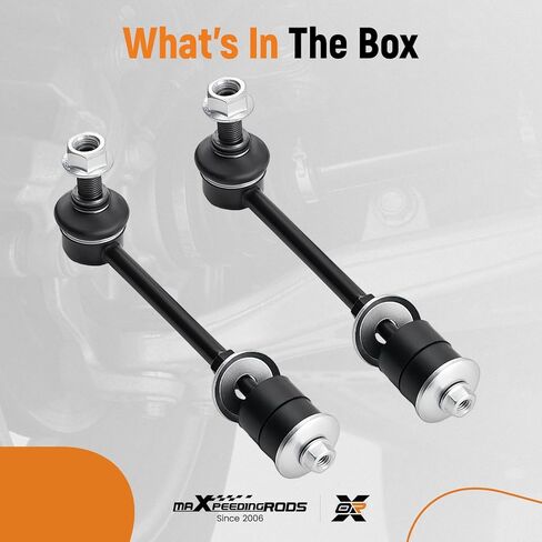 قطعتان من وصلات نهاية قضيب Sway الخلفية من maxpeedingrods لسيارة Toyota 4Runner 2003-2018 Toyota FJ Cruiser 2007-2014 Lexus GX470 2003-2009، K80469 وصلات شريط تثبيت التعليق in Kuwait