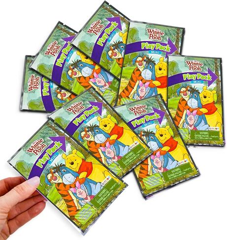 Disney Winnie the Pooh Mini Party Favor Set for Kids - Bundle with 24 Mini Winnie the Pooh Grab n Go Play Packs with Coloring Pages, Stickers and More in Kuwait