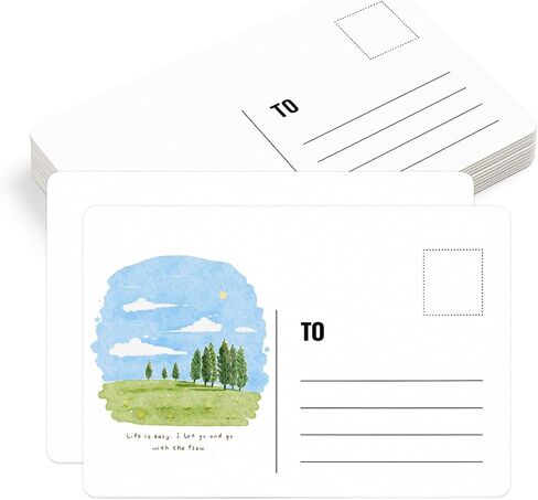 Watercolor Postcards (Acid-Free, 4"x6",20pcs)，Postcards Watercolor Paper Cards for DIY,Painting,Mailing and Greeting Cards in Saudi Arabia