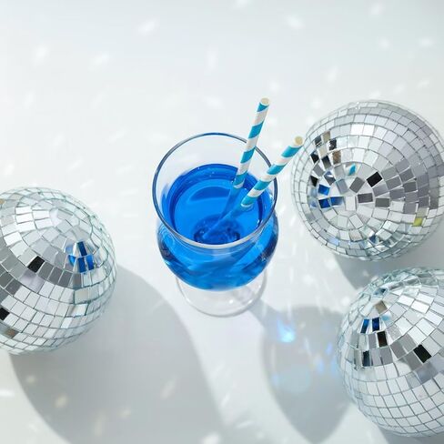 1 Pack 4" Inch Mirror Disco Ball Decorations 70s Themed Party Decoration for Disco Theme Party Ornament in Saudi Arabia