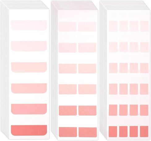 420 PCS Sticky Index Tabs, Pink Repositionable Page Markers Sticky Tab Annotation Tabs, Multi Size Paper Labels Divider Tab Stick on Small for Books Notebooks File Classification in Kuwait