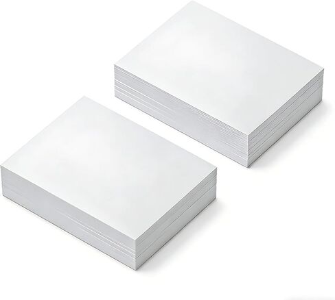 100 Sheets Transparent Sticky Notes, Clear Self-Adhesive Waterproof Notes for Annotation, 2 Sizes for School & Office (5 * 7.5cm, Small,White Transparent) in Kuwait