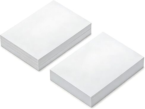 100 Sheets Transparent Sticky Notes, Clear Self-Adhesive Waterproof Notes for Annotation, 2 Sizes for School & Office (5 * 7.5cm, Small,White Transparent) in Kuwait