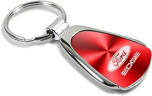 AU-TOMOTIVE GOLD Tear Drop Key Chain for Ford Edge (Red) in Kuwait