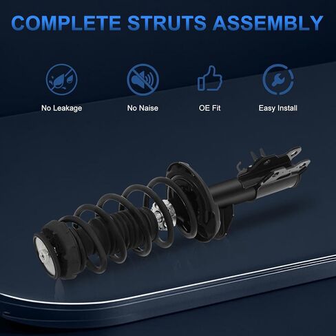 Front Shock Absorber Assembly Compatible with 2013-2019 for Chevrolet Trax 1.4L;2013-2019 for Buick Encore 1.4L | Replacement OE# 272934,272935 | 2Pcs Complete Strut Assembly in Saudi Arabia