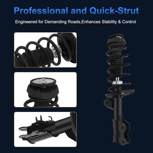 Front Shock Absorber Assembly Compatible with 2013-2019 for Chevrolet Trax 1.4L;2013-2019 for Buick Encore 1.4L | Replacement OE# 272934,272935 | 2Pcs Complete Strut Assembly in Saudi Arabia