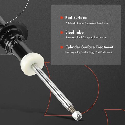 A-Premium Front Shock Absorber Strut Compatible with BMW G30 Series 530i, 540i, 2017-2023, 2-PC Set in Kuwait