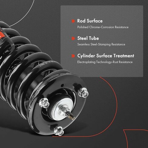 A-Premium Front Struts Compatible with [4WD] Nissan Armada 2008-2010/2014-2015 & Infiniti QX56 2008-2010 - 2x Replacement Suspension Complete Strut Assembly Shock with Coil Spring in Kuwait